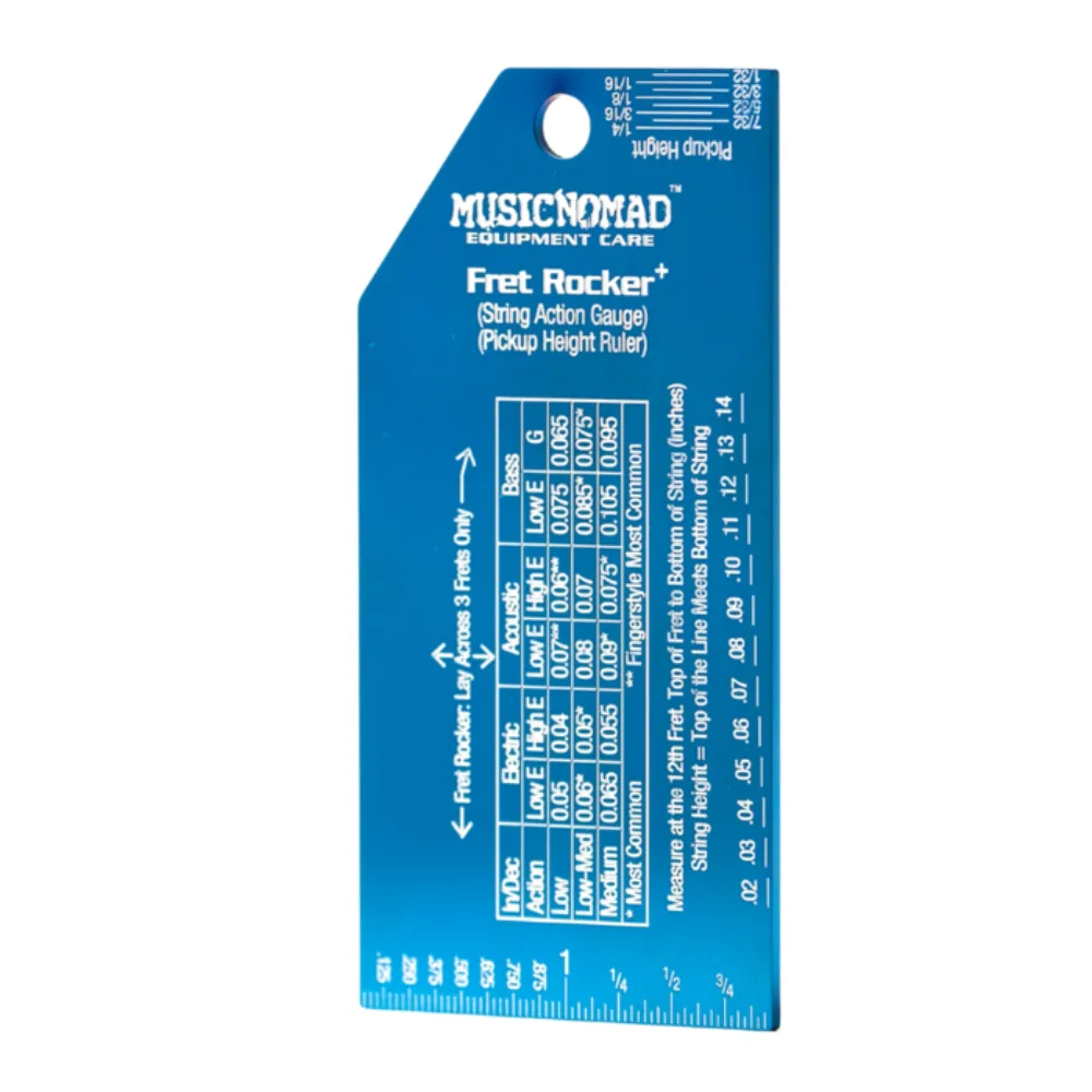 MN822: Fret Rocker+ with String Action Gauge/Pickup Ruler