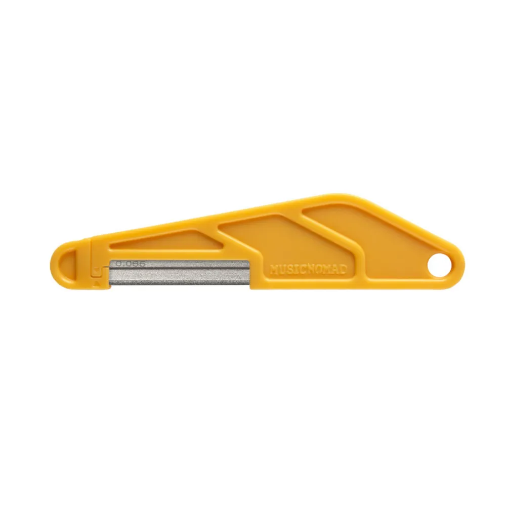 MusicNomad Diamond Coated Nut Files for Nut Slots and Bridges on