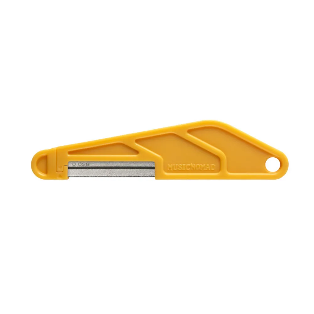 MusicNomad Diamond Coated Nut Files for Nut Slots and Bridges on