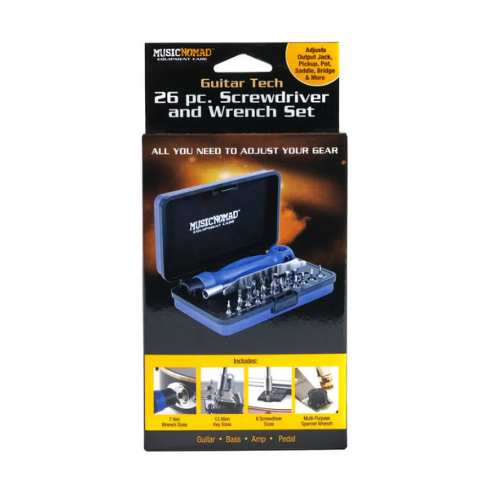 MN229: Premium Guitar Tech Screwdriver and Wrench Set