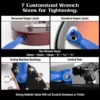 7 Customized Wrench Sizes For Tightening