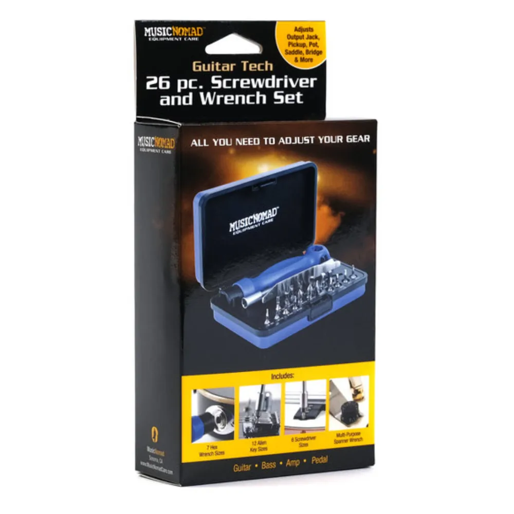 MN229: Premium Guitar Tech Screwdriver and Wrench Set