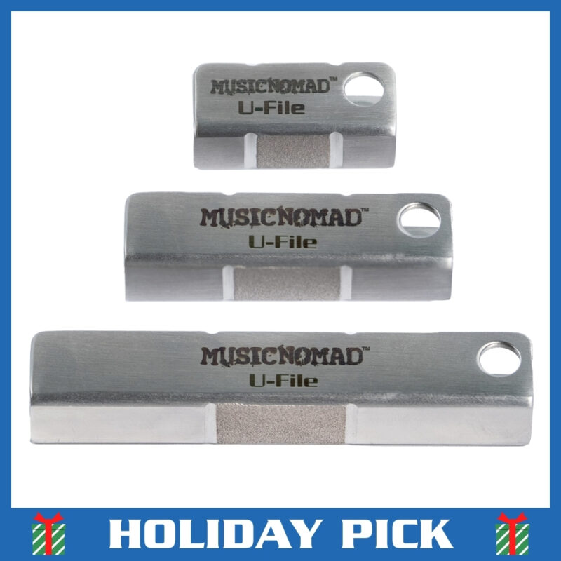 MN813 Fret Leveler - Diamond U-File for Leveling Single Guitar Frets - 3 Pack