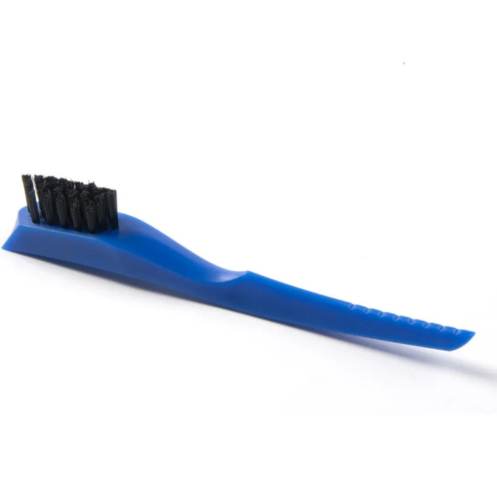 plastic scraper can be used to loose dirt and grime buildup