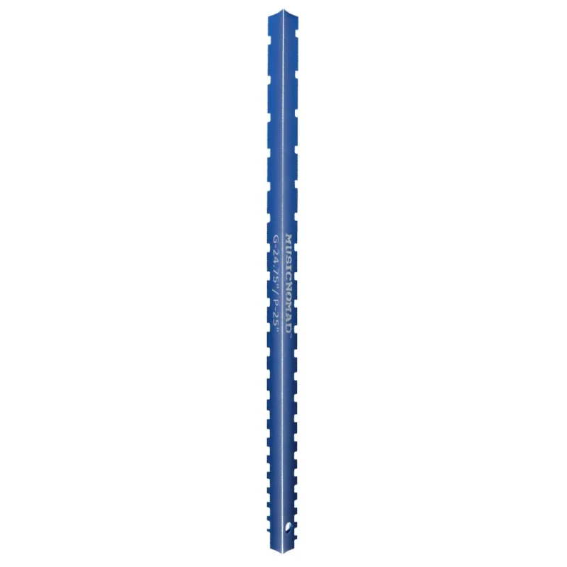 MN821: Tri-Beam 3 'n 1 Dual Notched Straightedge & Precision Straightedge for Acoustic and Electric Guitars