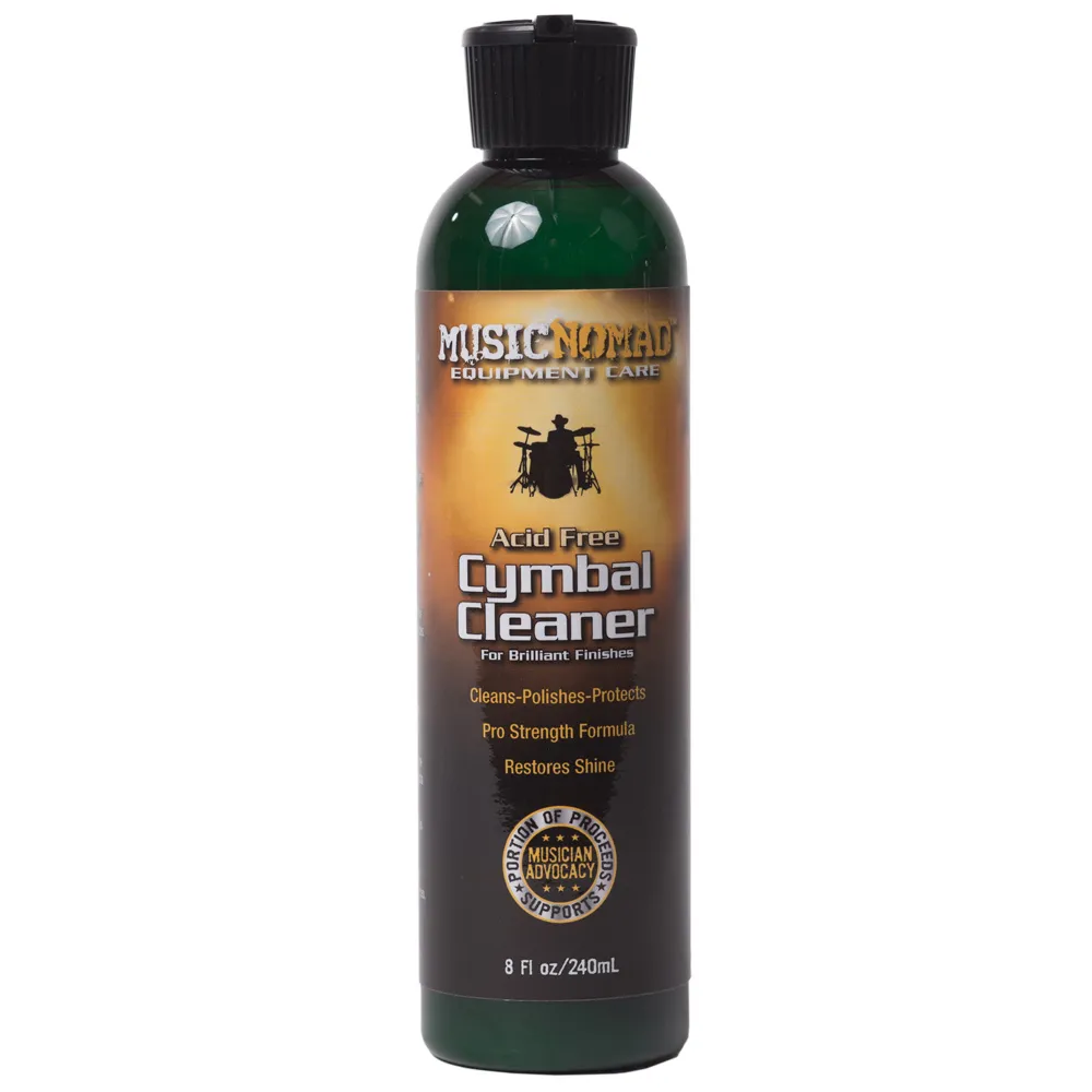 Cymbal Cleaner - Acid Free Cleaner, Polisher, Protectant for Brilliant Finishes