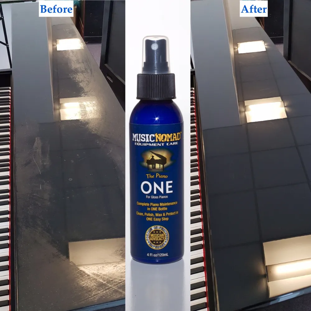 2 (1) Cleaner, Polish, Wax for Acoustic and Electric Pianos