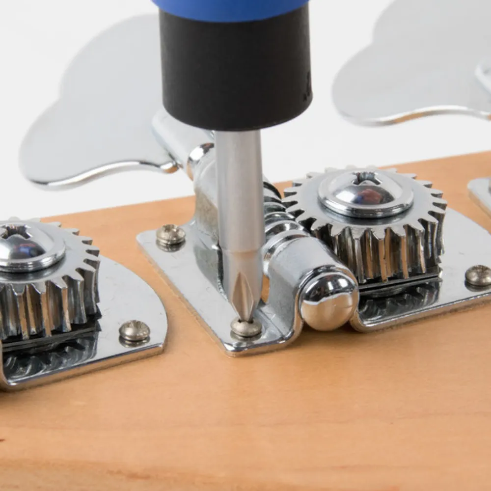 Screwdriver even tightens small screws on tuners