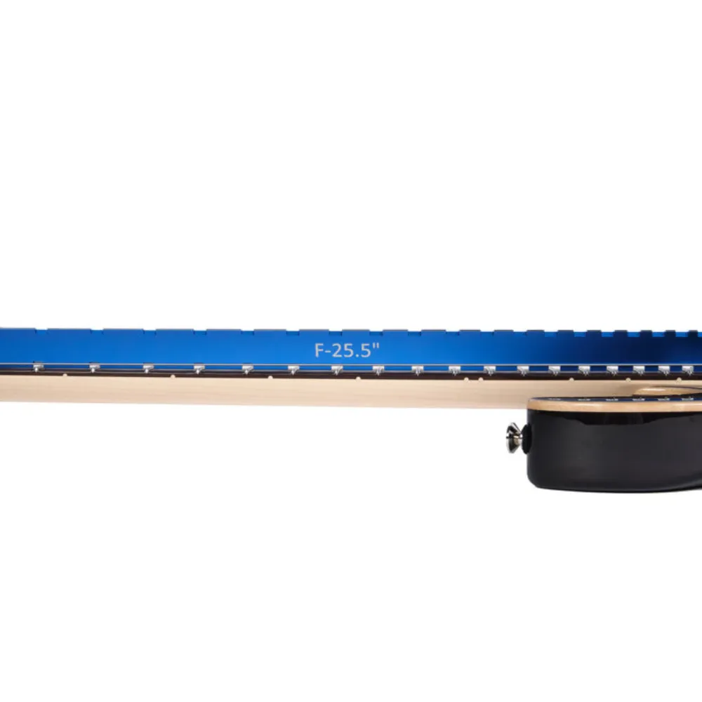 24 Tri-Beam 3 'n 1 Dual Notched Straightedge & Precision Straightedge for Acoustic and Electric Guitars