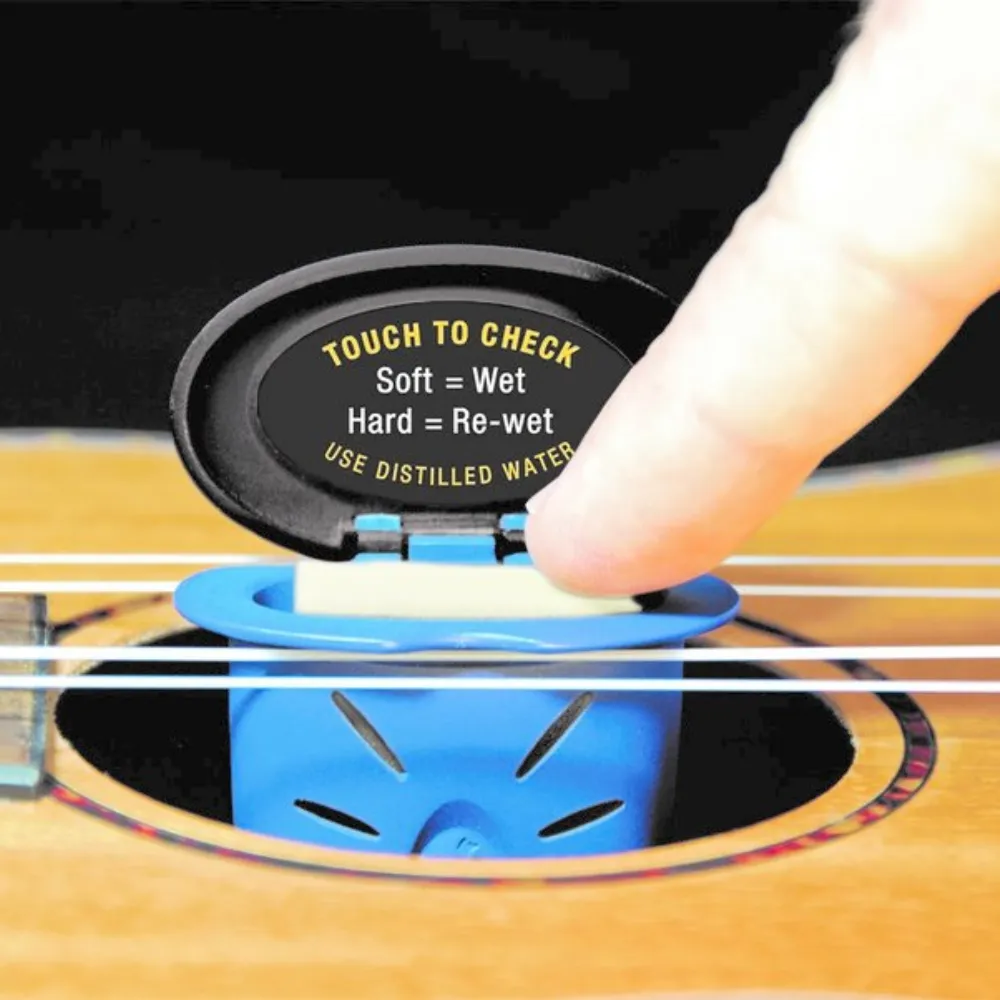 Ukulele Humidifier in Sound Hole