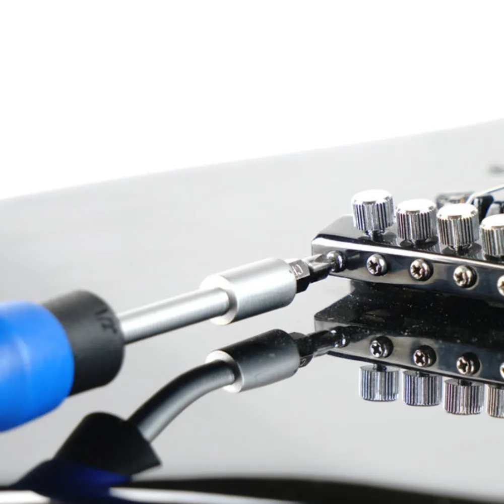 Screwdriver for adjusting guitar