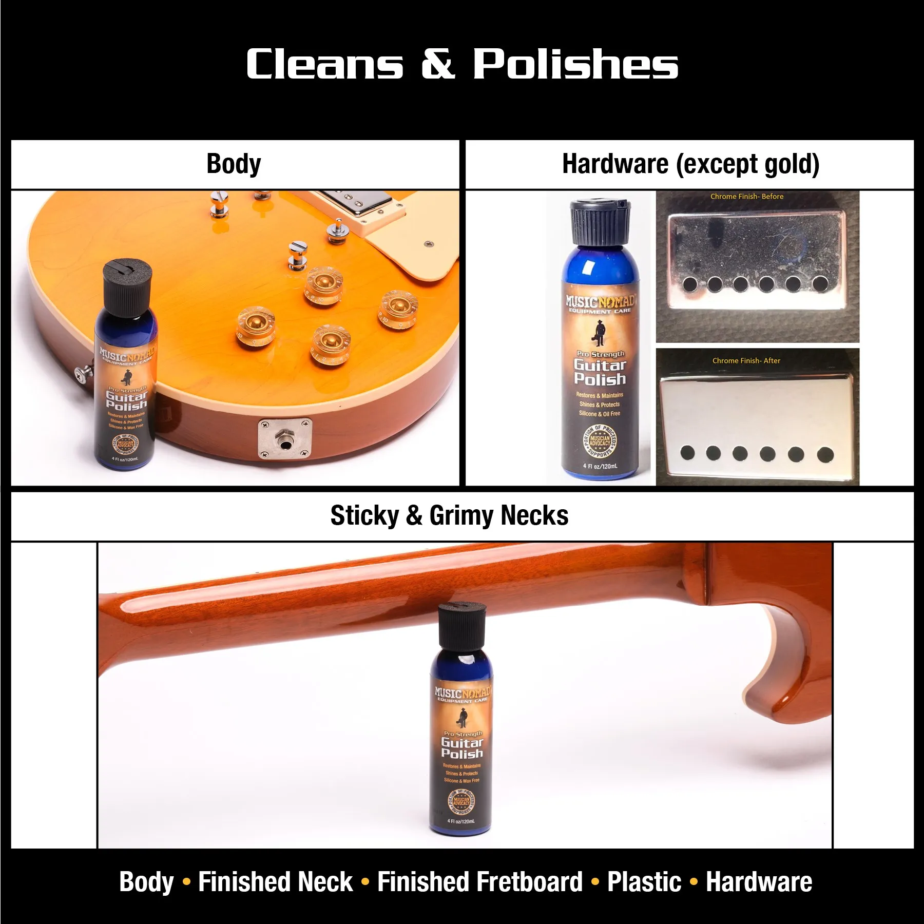 MUSIC NOMAD プロフェッショナルギターケアパック MN108 tf8su2k Premium Guitar Care and Cleaning Kit for Electric and Acoustic