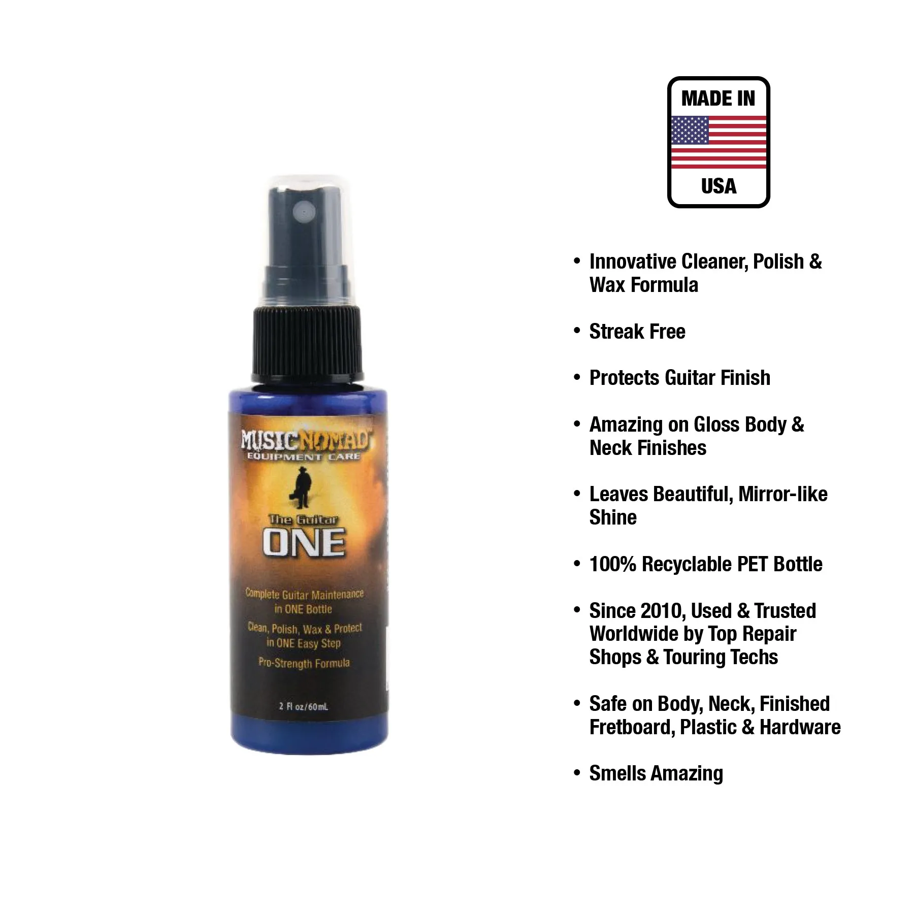 Guitar Cleaning and Polishing Care Kit for Guitarist - MusicNomad