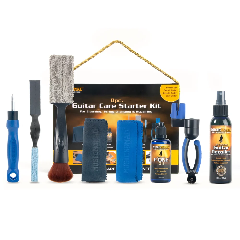 MusicNomad Guitar Care Starter Kit - 8 pc