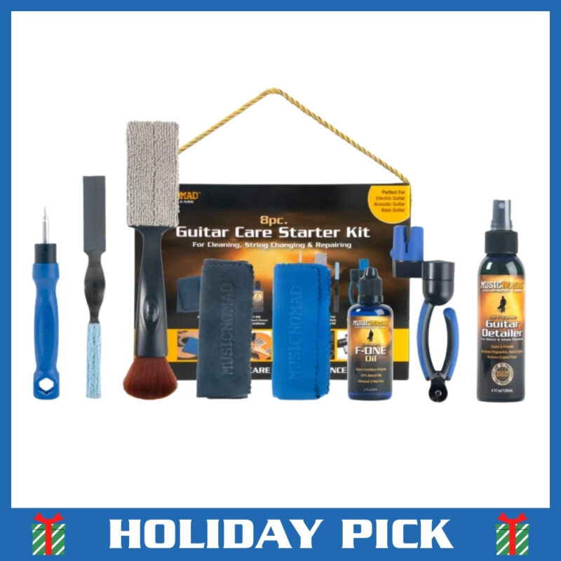 MN299 (3) MusicNomad Guitar Care Starter Kit - 8 pc