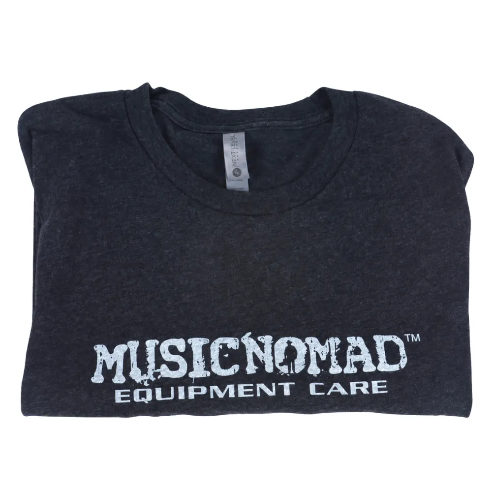Folded Shirt MusicNomad Logo T-Shirt, Black